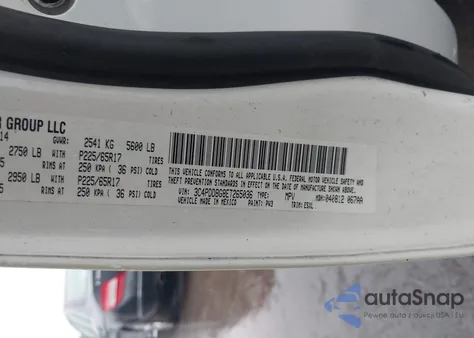 2014 Dodge Journey Sxt from USA, damaged, VIN 3C4PDDBG8ET265036